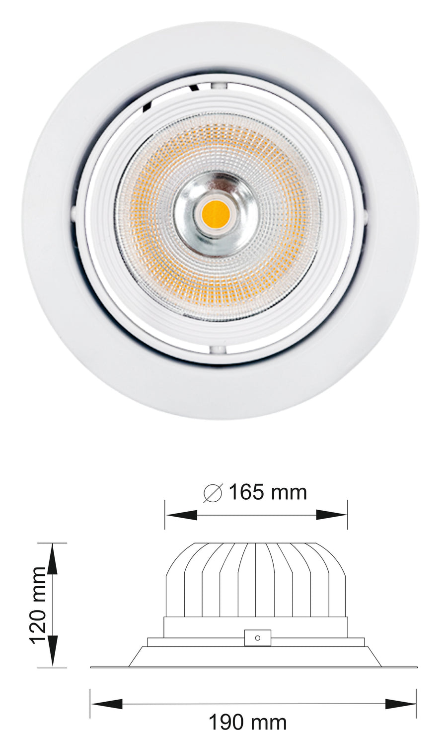 Runda COB LED MRY-2532