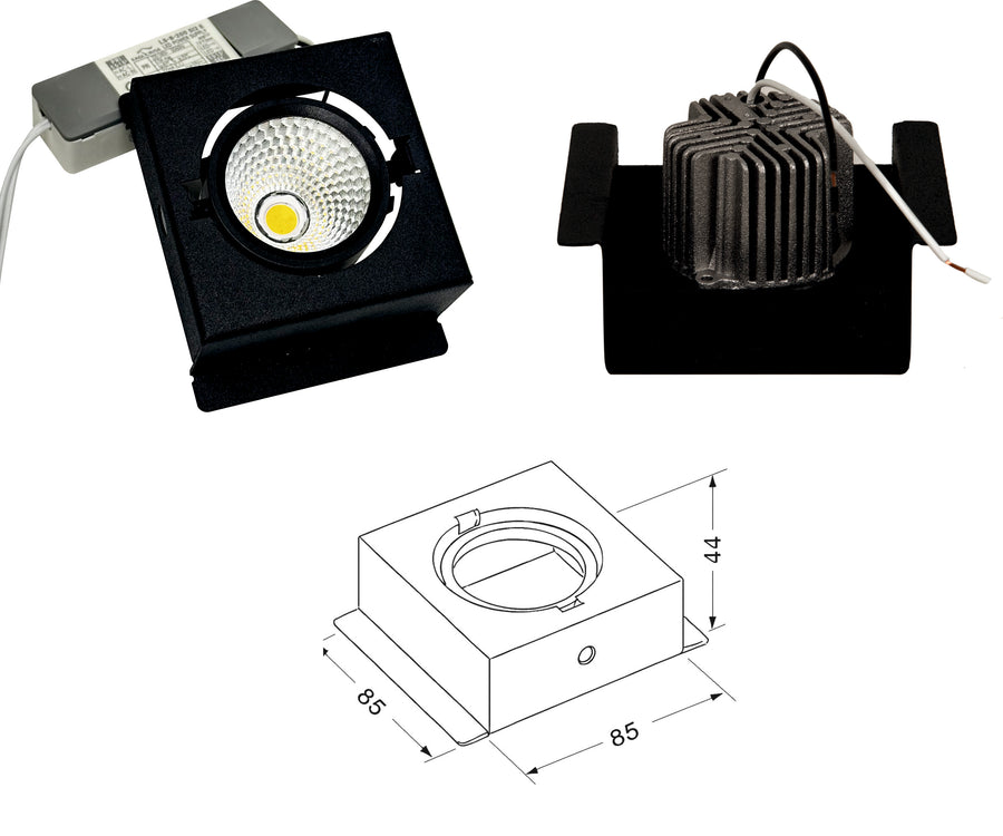 Baffle Tavan Armatürü