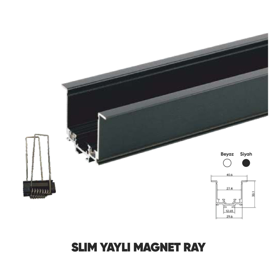 Slim Yaylı Magnet Ray